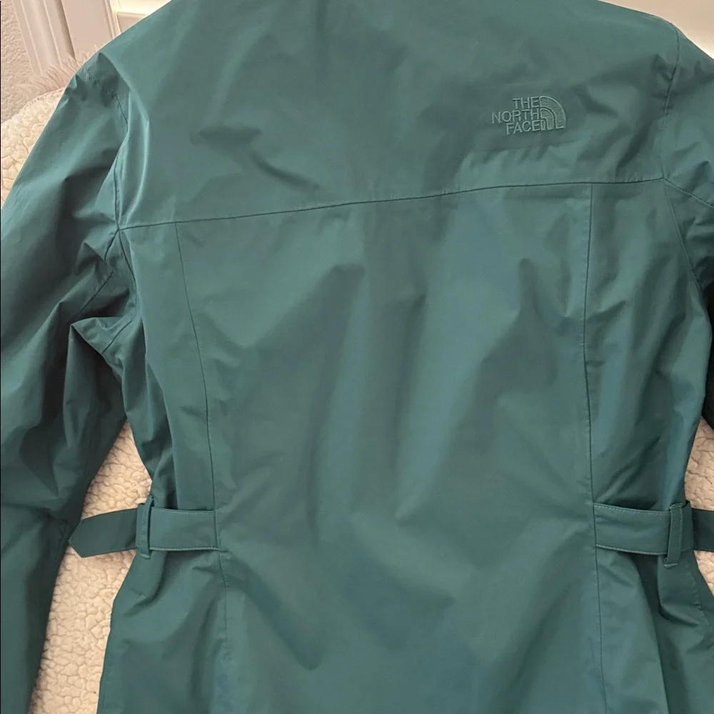 The North Face Women's Dark Teal Trench Rain Jacket - Picture 5 of 5